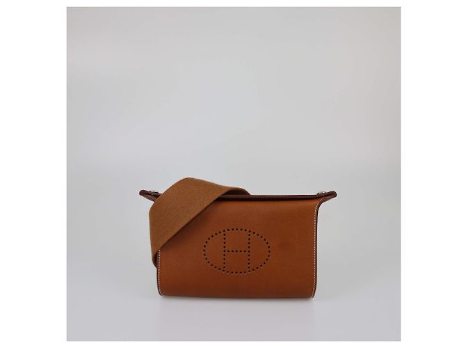 Borsa Videpoches in Barenia oro di Hermès D'oro - vista 2