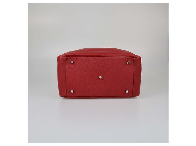 Borsa Lindy 34 in Clemence Rouge Garance di Hermès - vista 4