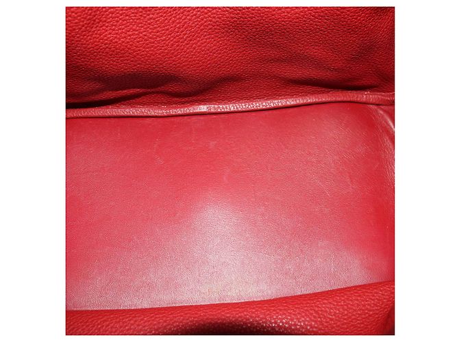 Borsa Lindy 34 in Clemence Rouge Garance di Hermès - vista 5