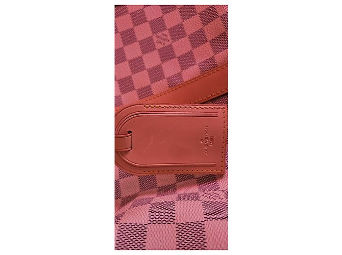 Nuova borsa da viaggio LOUIS VUITTON KEEPALL 55 Bianco sporco - vista 6
