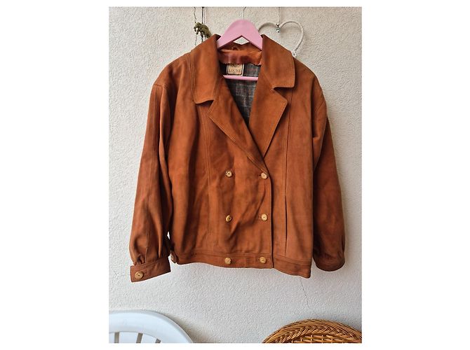 Loewe Vintage Caramel Suede Jacket – Rare 80s/90s - view 2