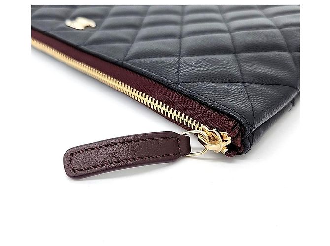 Timeless Chanel Caviar Clutch Nuova Media (6332720) Nero - vista 5