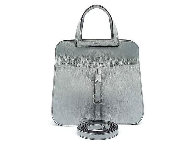 Borsa Halzan 25 di Hermès (u) (10227631) Blu - vista 2