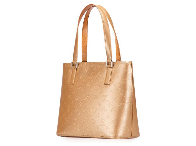 Borsa Stockton Mat Monogramma Oro Louis Vuitton D'oro - vista 2