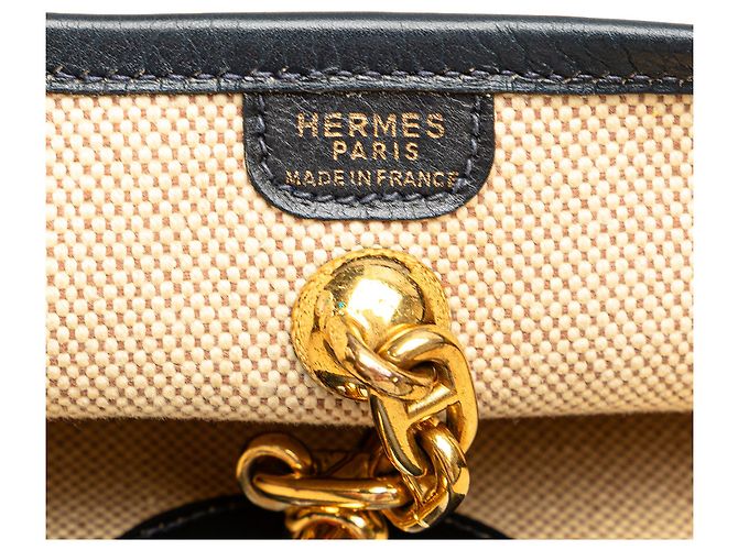 Hermès Vespa PM in Tela H e Barenia Marrone - vista 5