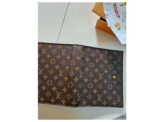 Cubierta de Agenda Funcional Grande Louis Vuitton Castaño - vista 6