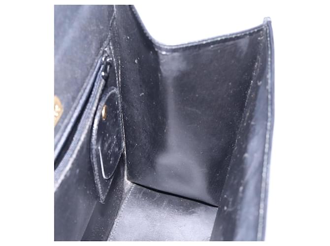 Chloé Borsa a Mano Chloe in Pelle Nera e Oro Auth BA4194 Nero D'oro - vista 18