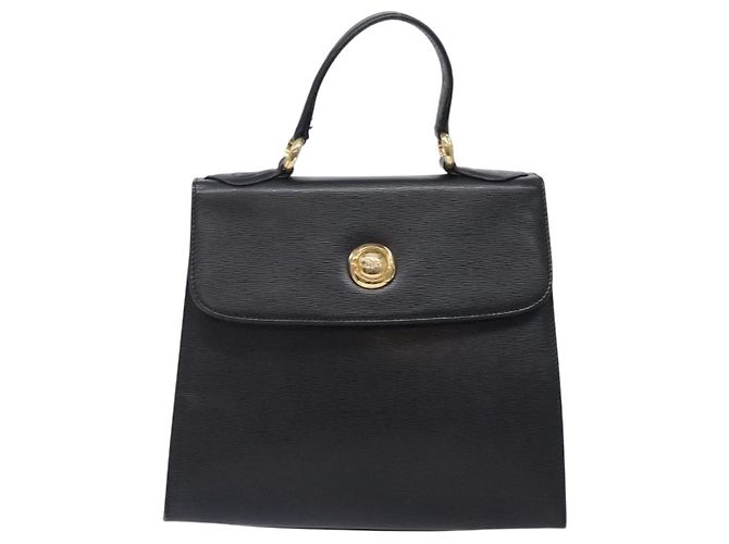 Chloé Borsa a Mano Chloe in Pelle Nera e Oro Auth BA4194 Nero D'oro - vista 2