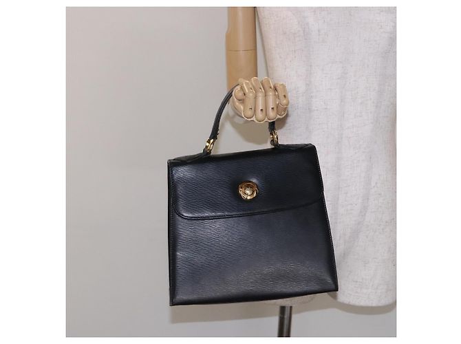 Chloé Borsa a Mano Chloe in Pelle Nera e Oro Auth BA4194 Nero D'oro - vista 22