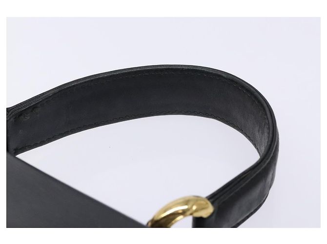 Chloé Borsa a Mano Chloe in Pelle Nera e Oro Auth BA4194 Nero D'oro - vista 8