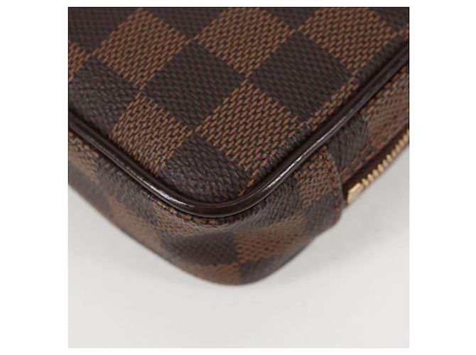 LOUIS VUITTON Estojo Okapi GM Damier Ebene N61737 Auth LV 129998V - vista 11