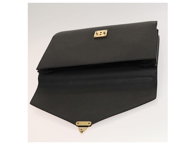 LOUIS VUITTON Epi Serviette Conseiller Borsa Business Nera M54422 LV Auth bs27487 Nero - vista 16