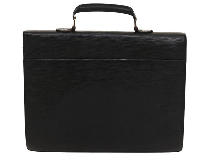 LOUIS VUITTON Epi Serviette Conseiller Borsa Business Nera M54422 LV Auth bs27487 Nero - vista 3