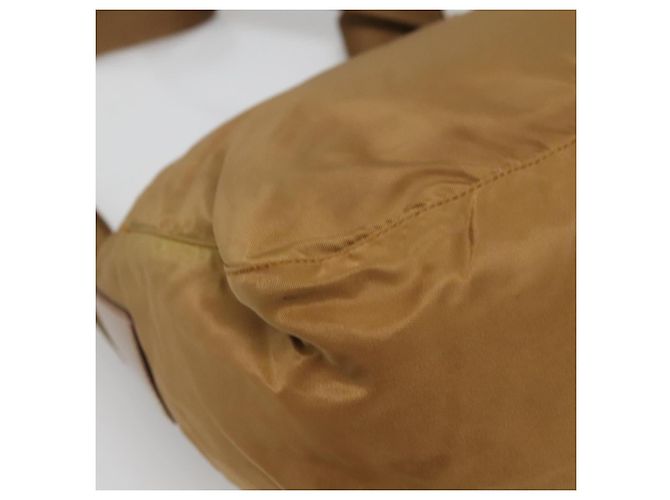 Borsa a Spalla PRADA in Nylon Marrone Argento Autentica 134382 - vista 13
