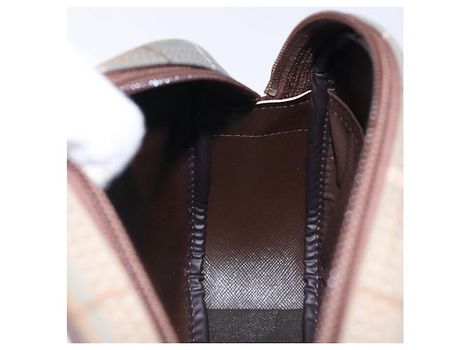 Autre Marque Burberrys Nova Check Tasche aus Canvas Beige Gold Auth bs27402 Golden - Ansicht 16