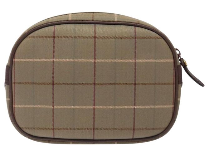 Autre Marque Burberrys Nova Check Tasche aus Canvas Beige Gold Auth bs27402 Golden - Ansicht 3