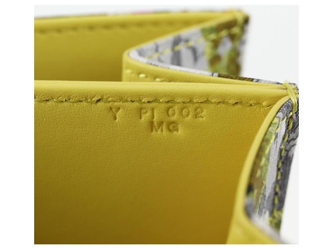 Hermès Borsa a Spalla HERMES Seta Gialla Argento Auth 131787SM Giallo - vista 25