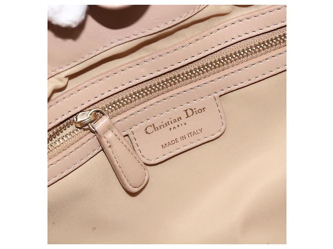 Borsa a mano Canage in nylon beige e oro Christian Dior Auth bs28087 D'oro - vista 18