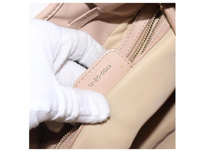 Borsa a mano Canage in nylon beige e oro Christian Dior Auth bs28087 D'oro - vista 24