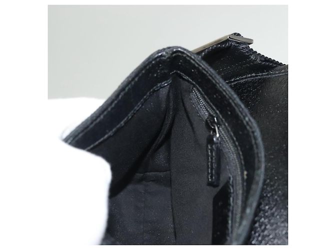 Marsupio GG Canvas Gucci Nero Argento 131236 Auth yk18870 - vista 19