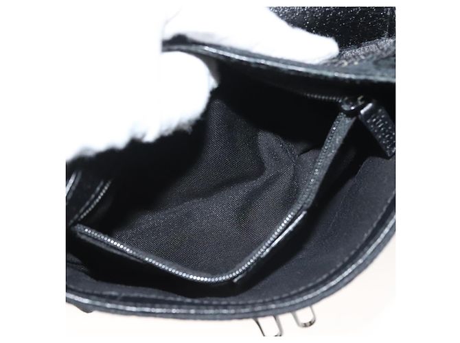 Marsupio GG Canvas Gucci Nero Argento 131236 Auth yk18870 - vista 20