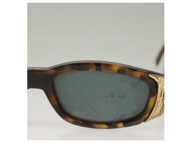 Cintura occhiali da sole Gianni Versace 2 pezzi Nero Marrone Auth bs27236 - vista 10