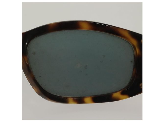 Cintura occhiali da sole Gianni Versace 2 pezzi Nero Marrone Auth bs27236 - vista 13