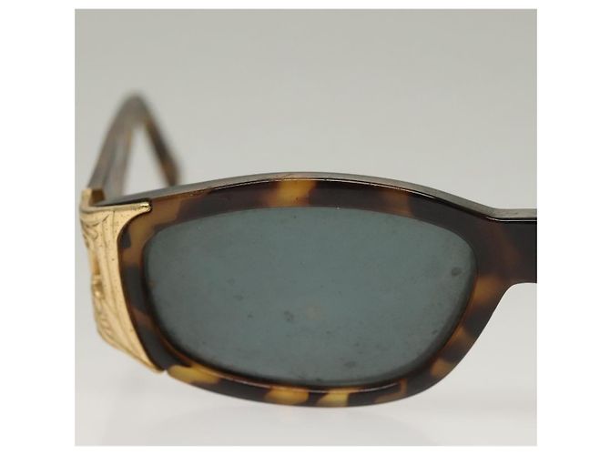 Cintura occhiali da sole Gianni Versace 2 pezzi Nero Marrone Auth bs27236 - vista 9