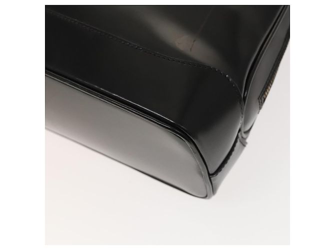 Borsa a Spalla GUCCI Pelle Verniciata Nera Oro Auth ep9690 Nero D'oro - vista 12