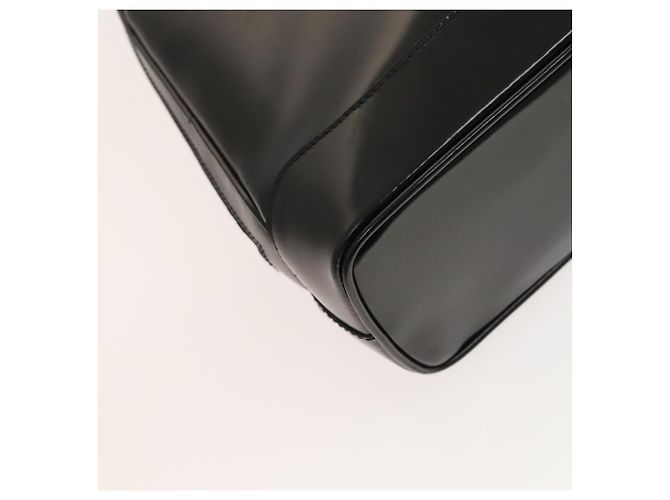 Borsa a Spalla GUCCI Pelle Verniciata Nera Oro Auth ep9690 Nero D'oro - vista 13