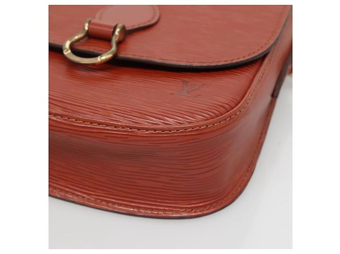 LOUIS VUITTON Epi Saint Cloud PM Shoulder Bag Brown M52213 LV Auth 134622 - view 10
