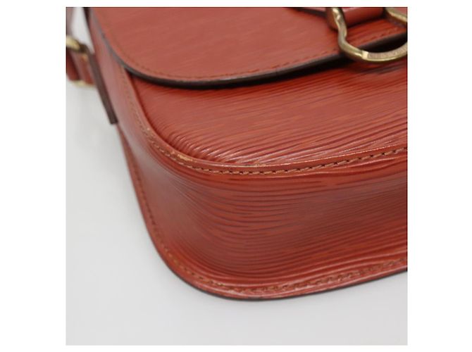 LOUIS VUITTON Epi Saint Cloud PM Shoulder Bag Brown M52213 LV Auth 134622 - view 11