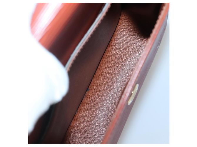 LOUIS VUITTON Epi Saint Cloud PM Shoulder Bag Brown M52213 LV Auth 134622 - view 19