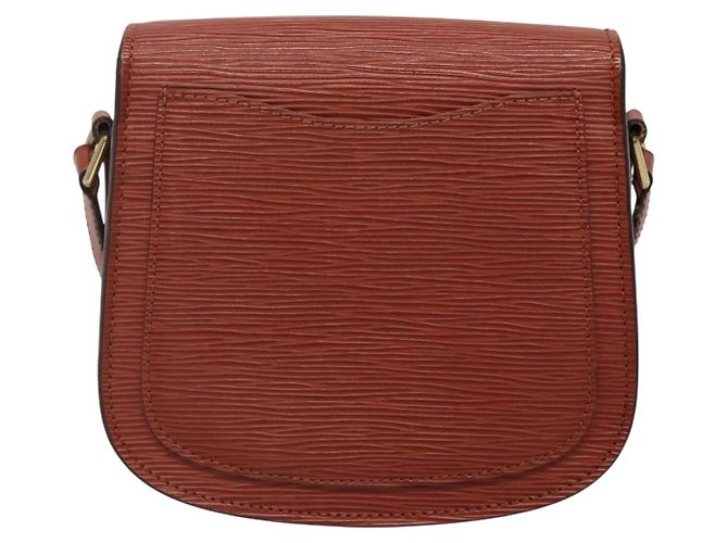 LOUIS VUITTON Epi Saint Cloud PM Shoulder Bag Brown M52213 LV Auth 134622 - view 3