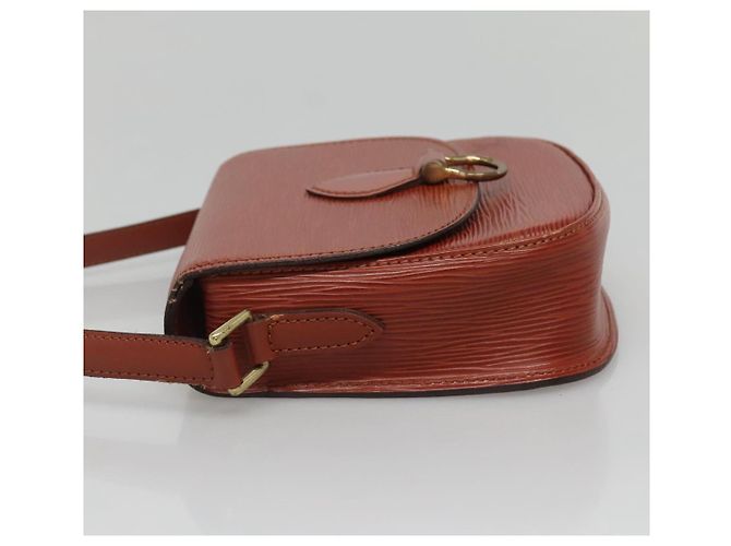 LOUIS VUITTON Epi Saint Cloud PM Shoulder Bag Brown M52213 LV Auth 134622 - view 4