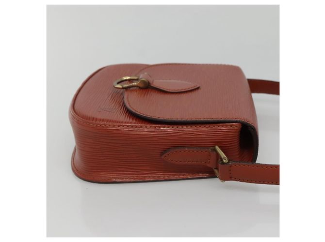 LOUIS VUITTON Epi Saint Cloud PM Shoulder Bag Brown M52213 LV Auth 134622 - view 5