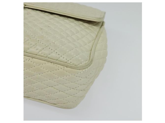 BALLY Borsa a Spalla in Pelle Bianca e Oro Auth bs28307 Bianco D'oro - vista 11