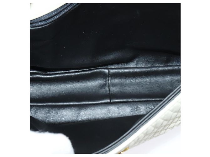 BALLY Borsa a Spalla in Pelle Bianca e Oro Auth bs28307 Bianco D'oro - vista 19