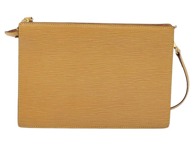 LOUIS VUITTON Borsa a Spalla Epi Angian Beige M52116 LV Auth 134788 - vista 3