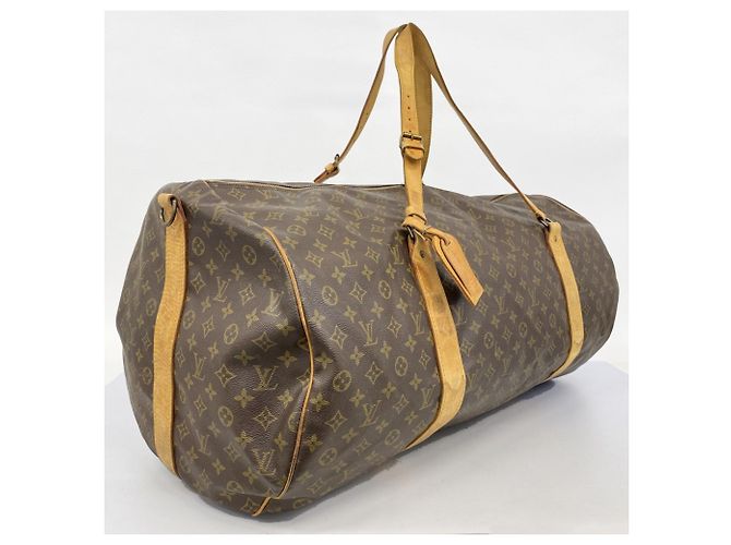 Polochon Louis Vuitton Marrone - vista 3