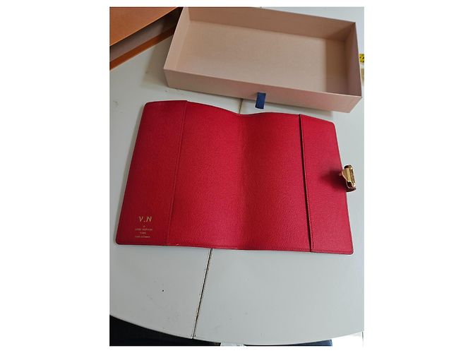 Paul Louis Vuitton Monogramm Notizbuchhülle Braun - Ansicht 3