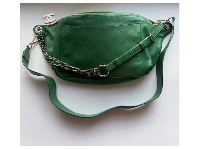 Borsa Chanel x PHARRELL WILLIAMS Verde - vista 2