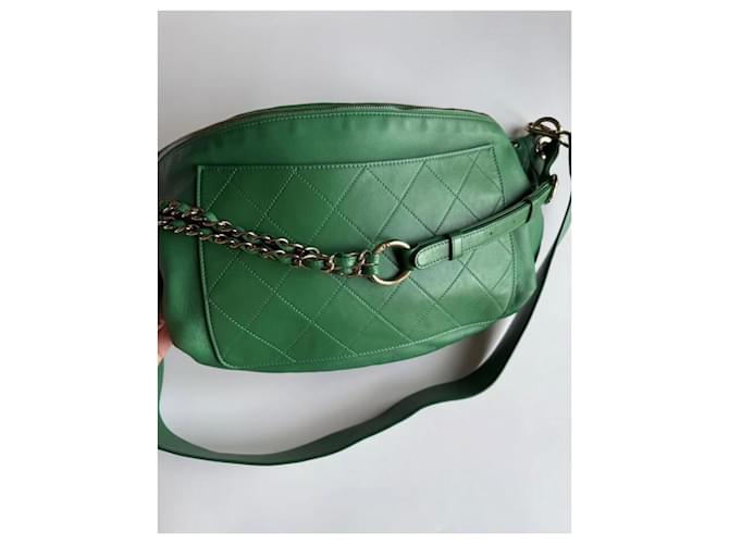 Borsa Chanel x PHARRELL WILLIAMS Verde - vista 3