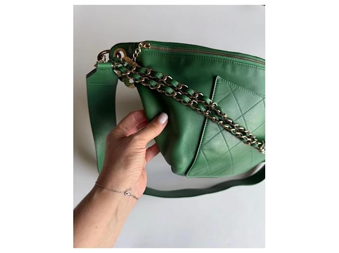 Borsa Chanel x PHARRELL WILLIAMS Verde - vista 6
