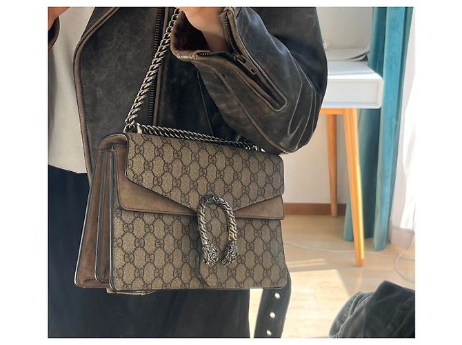 Gucci Dionysus Piccolo GG Supreme 2017 Beige - vista 3