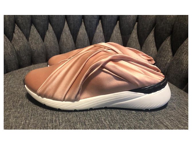 Casadei Slip-On Sneakers Pfirsich Stoff - Ansicht 2