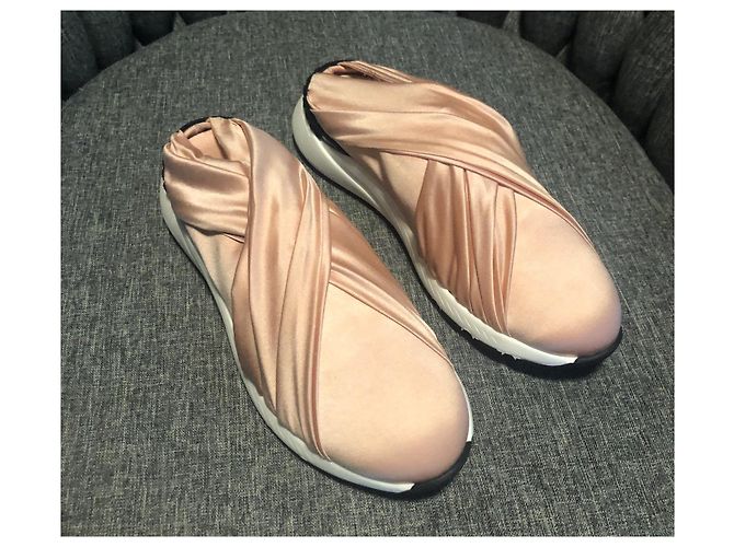 Casadei Slip-On Sneakers Pfirsich Stoff - Ansicht 4