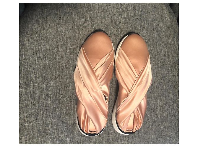 Casadei Slip-On Sneakers Pfirsich Stoff - Ansicht 5