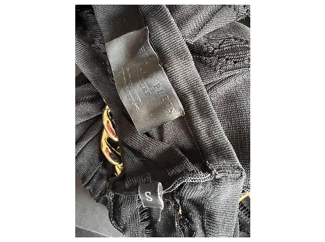 Conjunto de calça Philipp Plein de malha preto com correntes - vista 7