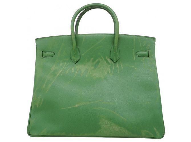 Borsa Hermès Birkin 40 in pelle Epsom - vista 19
